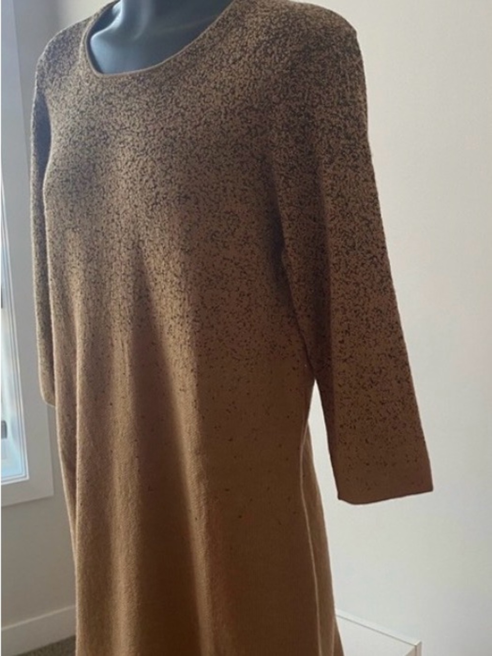 Cleo sweter dress with gold/ brown Ombre/  woman’s size Small - Picture 4 of 8